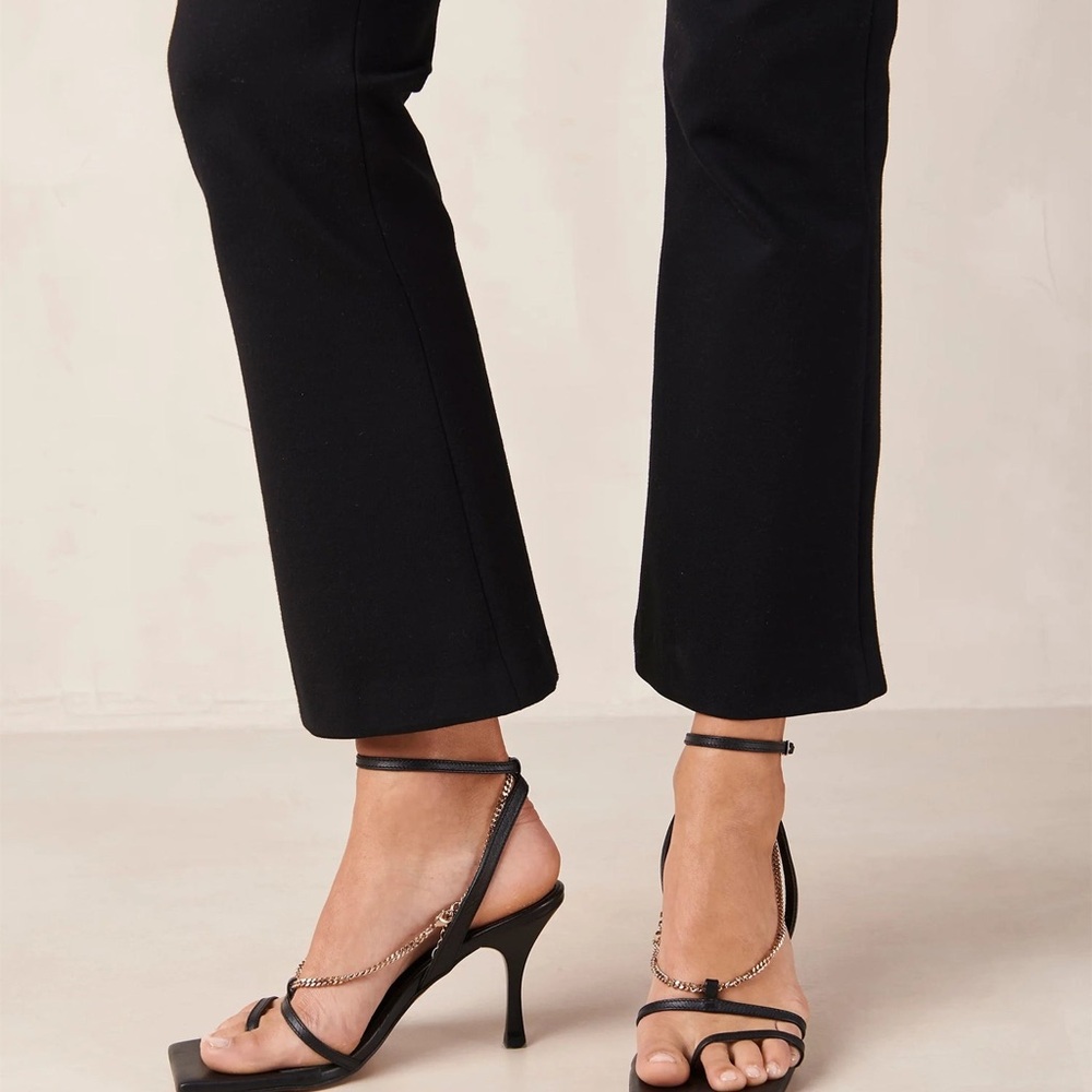 ALOHAS Black Strappy Heels